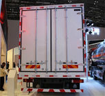任意色4x2の貨物箱のトラック、HW76タクシーが付いている頑丈な箱のトラック