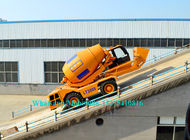 耐久の具体的な建設用機器4X4X2の移動式コンクリートミキサー車のトラック
