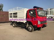 FAW JiefangのトラVの4X4完全な車輪ドライブ救助のYuchai Engie 130HPの特別な貨物トラック