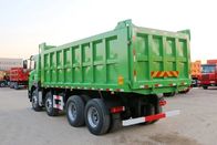 FAW 8x4 12の車輪のダンプ トラック、緑色32トンのダンプ トラックのダンプカー トラック