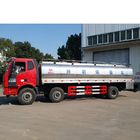 15001 - 30000L新しいミルクのタンク車、FAW 15.3m3 304のステンレス鋼6*4の輸送のトラック