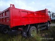 FAW 4x2のダンプ トラックのダンプカーの赤い色の軽量高力フレーム