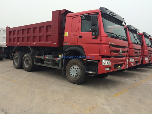 中古 6x4 ダンパートラック SINOTRUK HOWO 10 トンの車輪 中古ダンパートラック