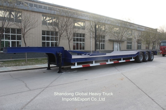 中国製造 新型3軸20FT40FTコンテナトレーラー フラットベッドトラックトレーラー