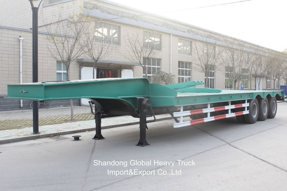 中国製造 新型3軸20FT40FTコンテナトレーラー フラットベッドトラックトレーラー