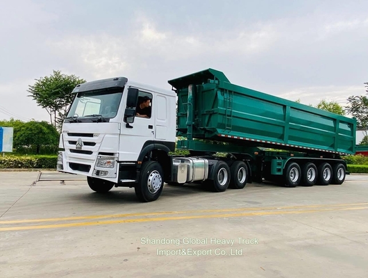 10ホイール 6X4 40t シノトラック HOWO コンテナ貨物トレーラー トラクターヘッドトラック