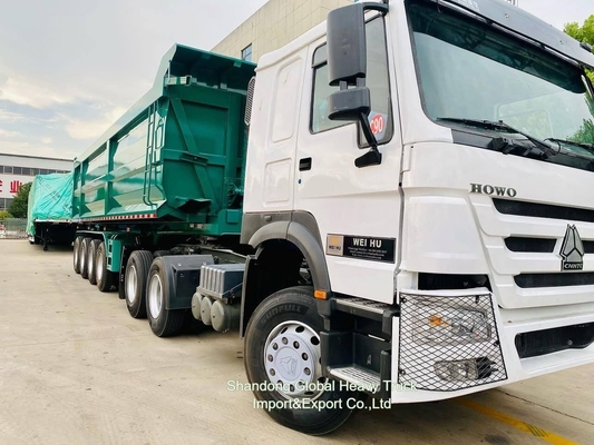 10ホイール 6X4 40t シノトラック HOWO コンテナ貨物トレーラー トラクターヘッドトラック