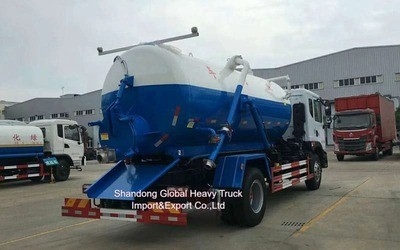 ドンフェン 4cbm 4*2 下水吸いトラック 下水吸い トランカー