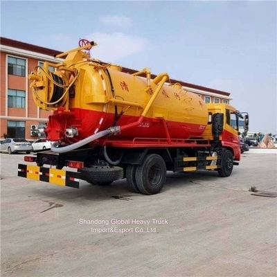 ドンフェン6*4 高品質 290HP 真空下水吸水タンカー トラック 下水吸水トラック