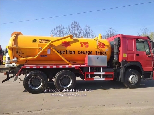 ドンフェン6*4 高品質 290HP 真空下水吸水タンカー トラック 下水吸水トラック