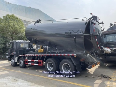 FAW 6X4 高圧ポンプ 20000L 20トンの下水道清掃吸気トラック
