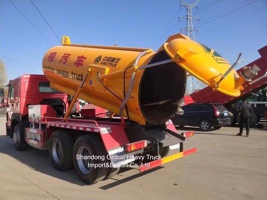 ドンフェン 6X4 18cbm 18tons 真空下水吸水タンカー 真空下水吸水トラック