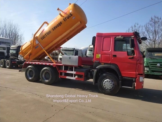 ドンフェン 6X4 18cbm 18tons 真空下水吸水タンカー 真空下水吸水トラック