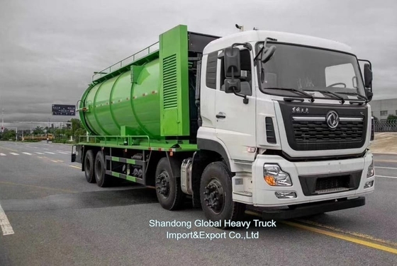 工場価格 8*4 380hp 下水吸水トラック ドンフェン シャーシ 18000L タンク