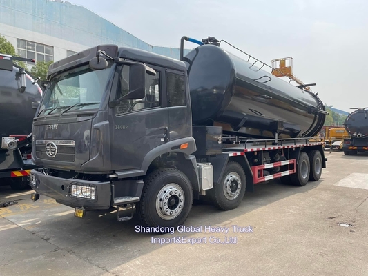 FAW 6X4 高圧ポンプ 20000L 20トンの下水道清掃吸気トラック
