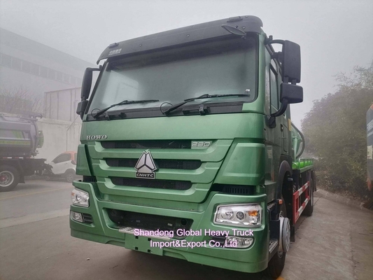 HOWO 371HP 6*4 効率的な収集のための新しい状態の下水道吸い込みトラック