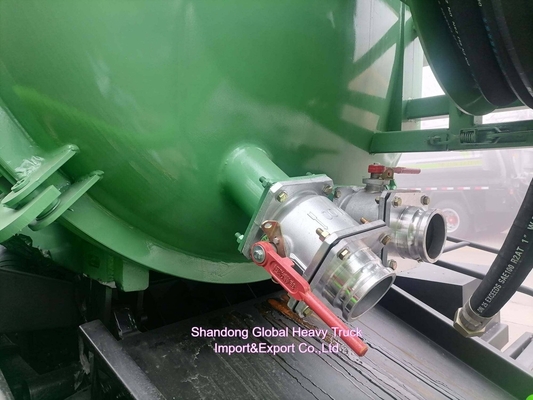 工場価格 8*4 380hp 下水吸水トラック ドンフェン シャーシ 18000L タンク