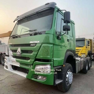 Howo 6x4 トラクター トラック 中古 Sinotruk LHD RHD 長距離運転 トレーラー トラックヘッド