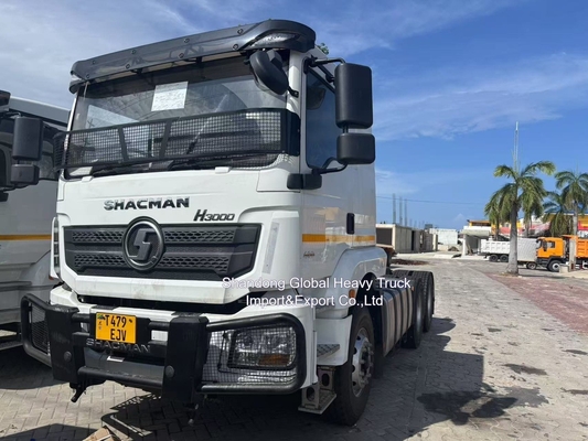 6X4 左駆動または右駆動 380HP Shacman F3000 トラクタートレーラー 中古 トラクターヘッドトラック