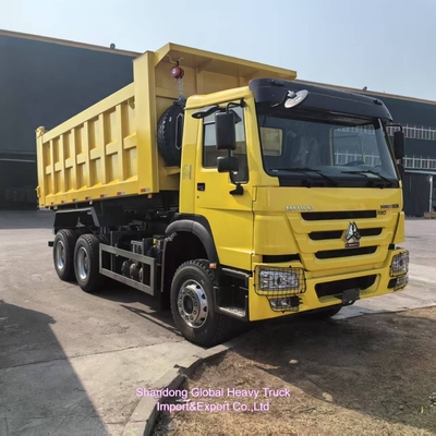 中古シノトルク6×4 10輪HOWOダンプトラック アフリカへ輸出された鋼材