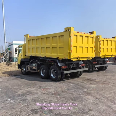 中古シノトルク6×4 10輪HOWOダンプトラック アフリカへ輸出された鋼材