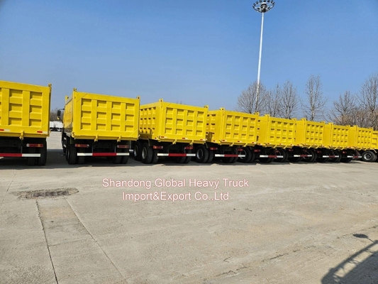 新型シノトルク HOWO 30トンの重荷シノ貨物 20cbm 6X4 371HP 380HP 400HP 輸送用オフロードダンパー / タンパーダンプトラック