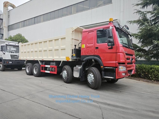 HOWO 7 8X4 371HP ダンプトラック 再生品 Sinotruk HOWO ダンプトラック 371HP 12 タイヤ