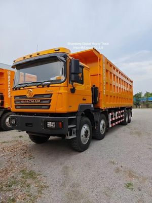 Shacman F3000 8x4 マイニング ダンプ トラック、430HP エンジン強化貨物ボディとエアコン付きスリーパー キャビン付き