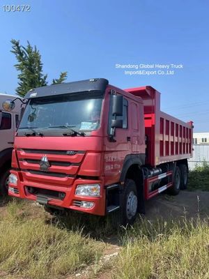 タンザニア鉱業用 420HP エンジンと強化シャシー付きの重用HOWO 8×4ダンプトラック