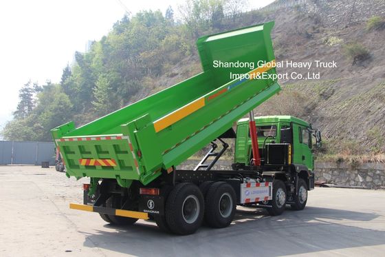 Sinotruk HOWO 8×4 重量鉱山用 420HP エンジンと強化貨物体付きダンプトラック