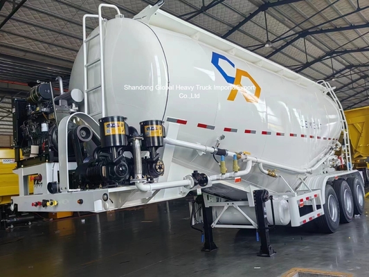 40 Tons 40 CBM Bulk Cement Tanker Semi Trailer with High-strength Q345 Carbon Steel for Efficient Powder Transport