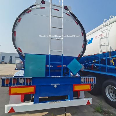 3軸 45000L 炭素鋼燃料タンカー 半トレーラー