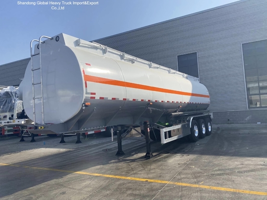 3軸炭素鋼Q345B 45000L燃料タンクセミトレーラー