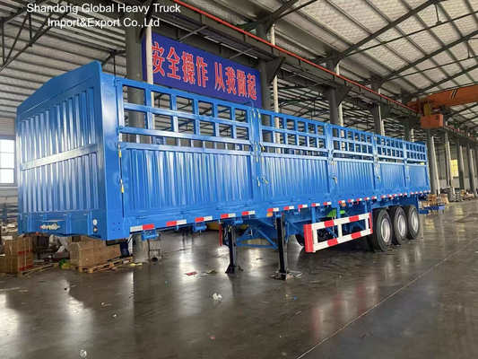 畜産輸送用3軸60トンのフェンス半トレーラー