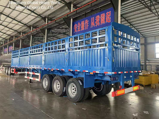 畜産輸送用3軸60トンのフェンス半トレーラー