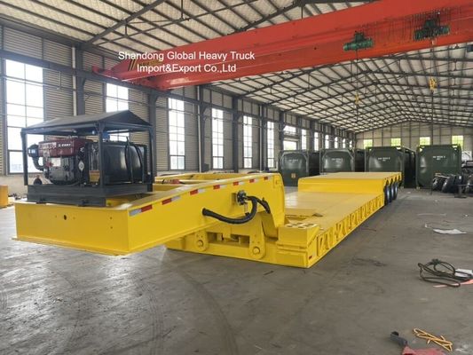 重機運搬用3軸低床セミトレーラー