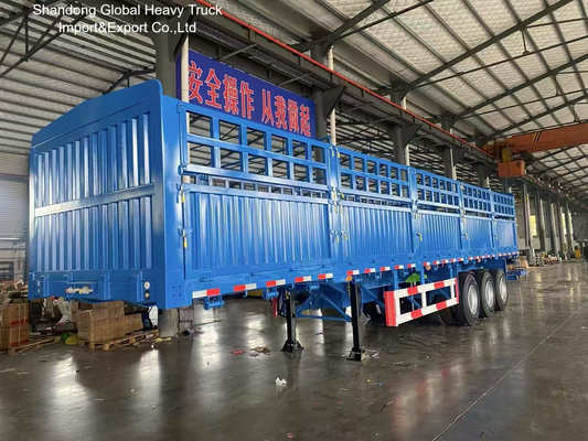 畜産輸送用3軸60トンのフェンス半トレーラー