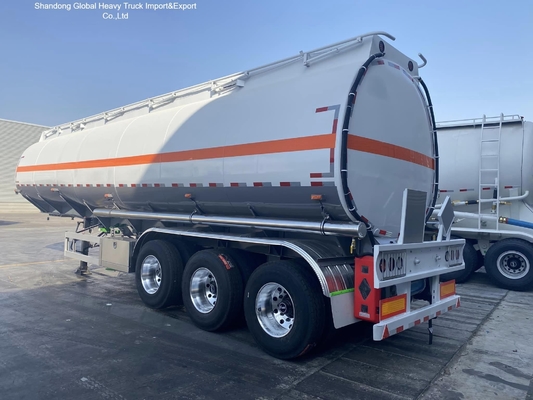 3軸45000Lディーゼルガソリンタンカー ABSブレーキ付き半トレーラー