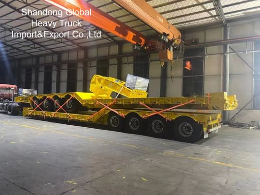 40フィートヘビーデューティ三軸フラットベッドセミトレーラー - ECE、CE認証済み