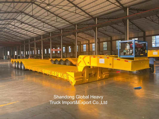 重機運搬用3軸低床セミトレーラー