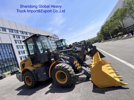 XCMG LW180K 1.8 トンの道路建設と鉱山用車輪積載機