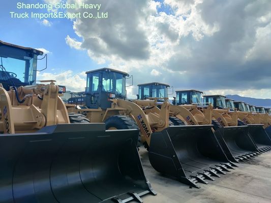 中古 XCMG ZL50GN ホイールローダー、定格積載量5トン、162kW出力、採石場および建設用