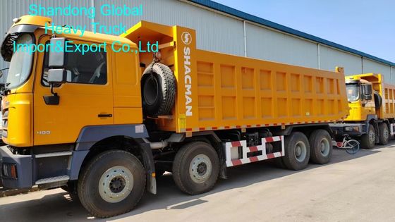 Shacman F3000 8×4 400HPのディーゼルエンジンと前提起スタイルを搭載した難用建設用ダンプトラック