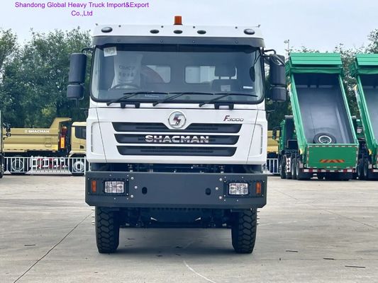 陝西汽F3000大型ダンプトラック、FAST 12速マニュアルギアボックス、MAN 16T後車軸、400Lアルミニウム合金タンク