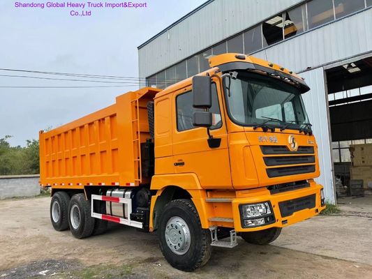 ユーロ3排出基準のShacman F3000ダンプトラック、400馬力エンジン、6x4駆動輪、重機採掘用