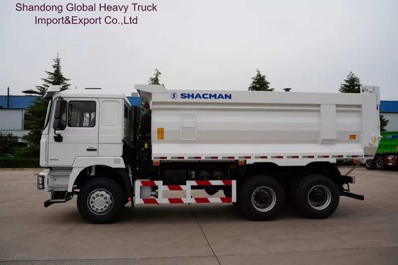 陝西汽F3000大型ダンプトラック、FAST 12速マニュアルギアボックス、MAN 16T後車軸、400Lアルミニウム合金タンク