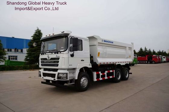 陝西汽F3000大型ダンプトラック、FAST 12速マニュアルギアボックス、MAN 16T後車軸、400Lアルミニウム合金タンク