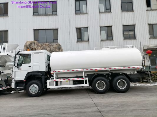 6x4 Water Tanker Truck 10t Load Capacity Carbon Steel Tank
