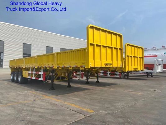 3 Axle Cargo Semi-Trailer with 12-13.6 Meters Length 2.5m Width and 1.5m Height for Heavy Duty Transport