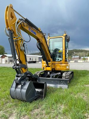 XCMG XE35U 3.5-ton Mini Crawler Excavator with 0.06m3 Bucket Capacity and 15.4kw Power